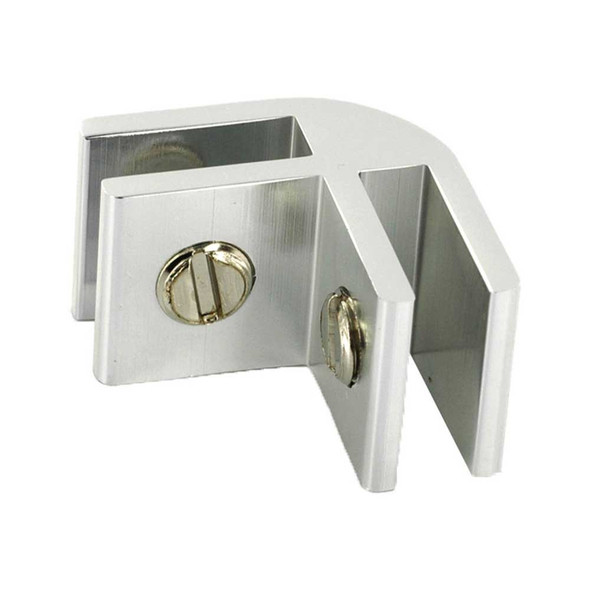 2 Way Panel Connector 90 Degree Bright Chrome