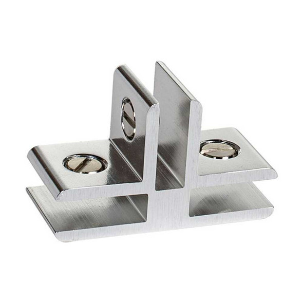 3 Way Panel Connector 90 Degree Bright Chrome