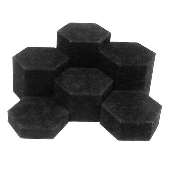 Black Velvet Hexagonal Display Set