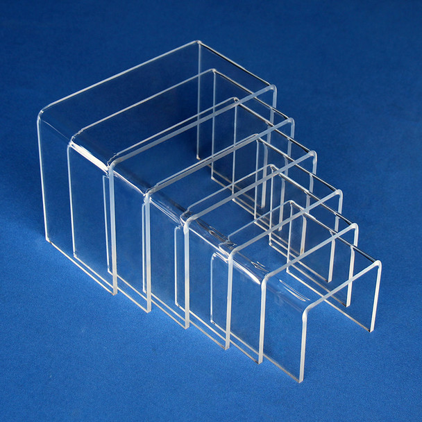 Acrylic Narrow Risers Set of 6