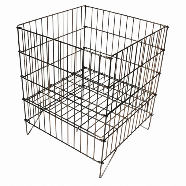 Square 24" Dump Bin Black