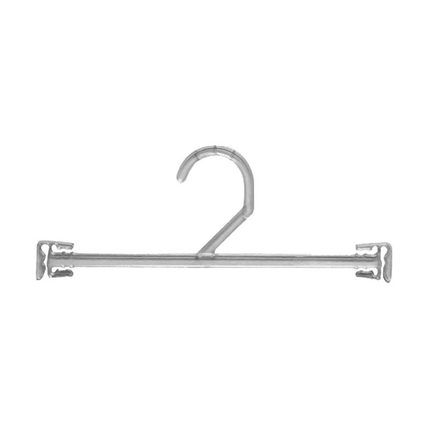 10" Clear Plastic Bra / Panty Hanger (Box of 500)