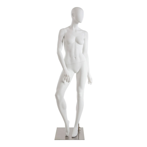 Fit Female - Pose 3 - Casual Athletic - Matte White
