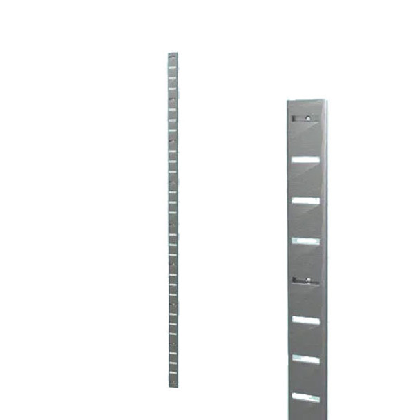 91″ Vertical Wall Mounted Metal SlatStrip with 32 Slits