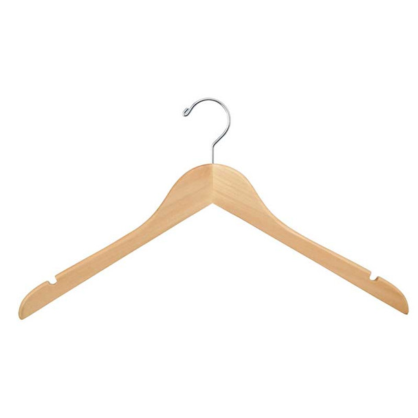 17in. Wishbone Hanger w/ Chrome Hook, No Bar