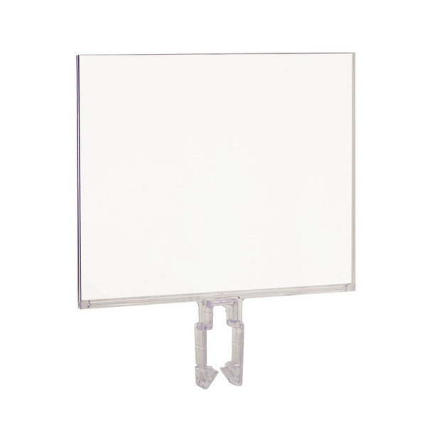 5-1/2in.H x 7in.W Polycarbonate Sign Holder w/ All-Purpose Clamp