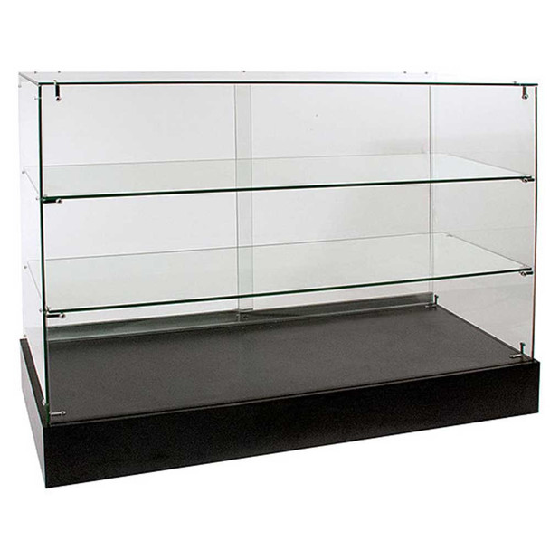 Frameless Glass Display Showcase Full Vision 48" Wide