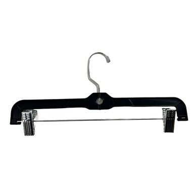 Skirt/Pant Hanger 14 inch Wide Heavy Weight Clear (Box of 100) - The  Fixture Zone