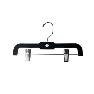 11" Kids Skirt Hanger Black & Zinc(Box of 100)