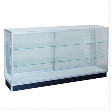 6' Low Cost Full Vision Glass Display Case