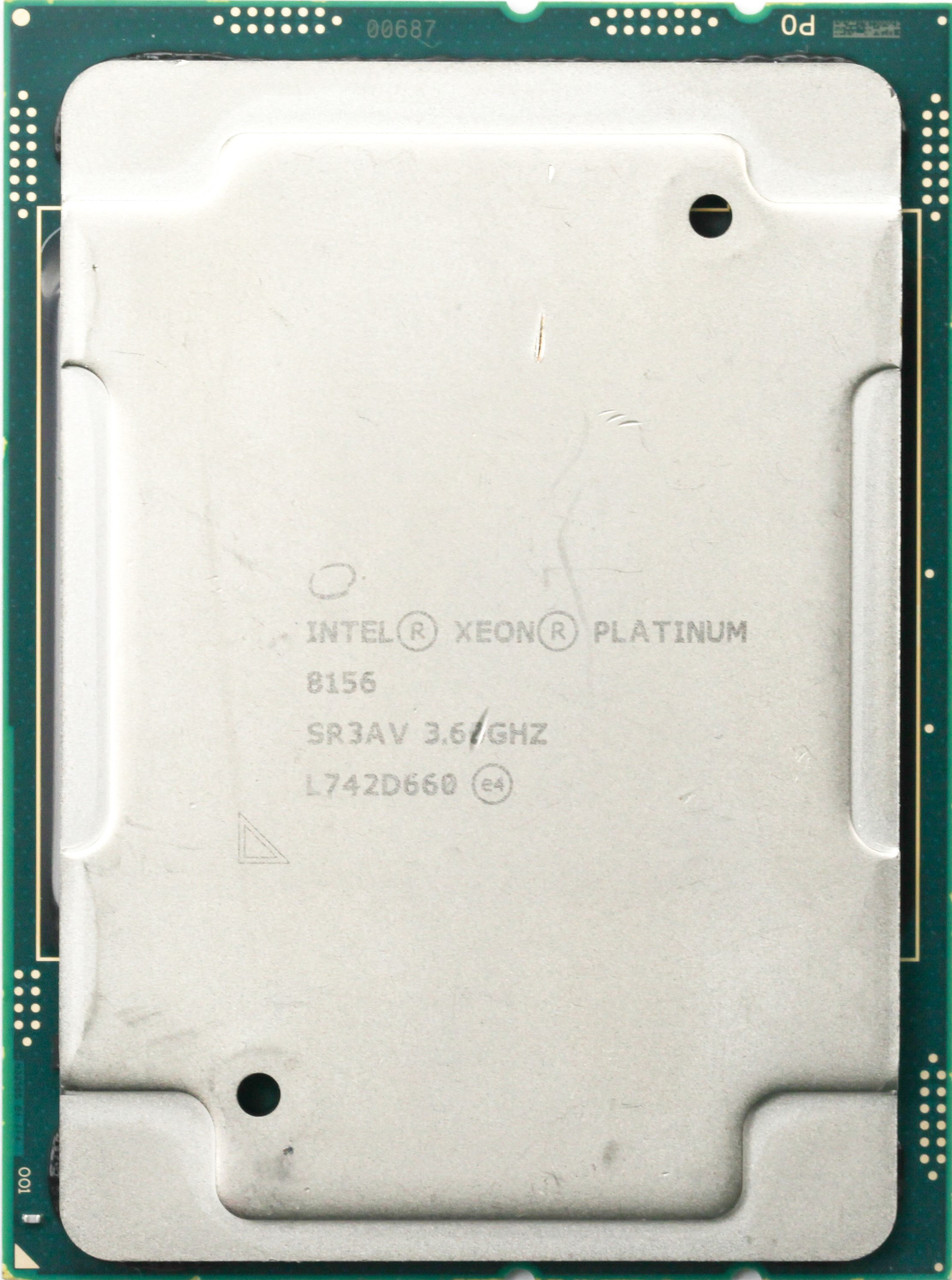 Intel Platinum 8156 4 Core Processor - SR3AV