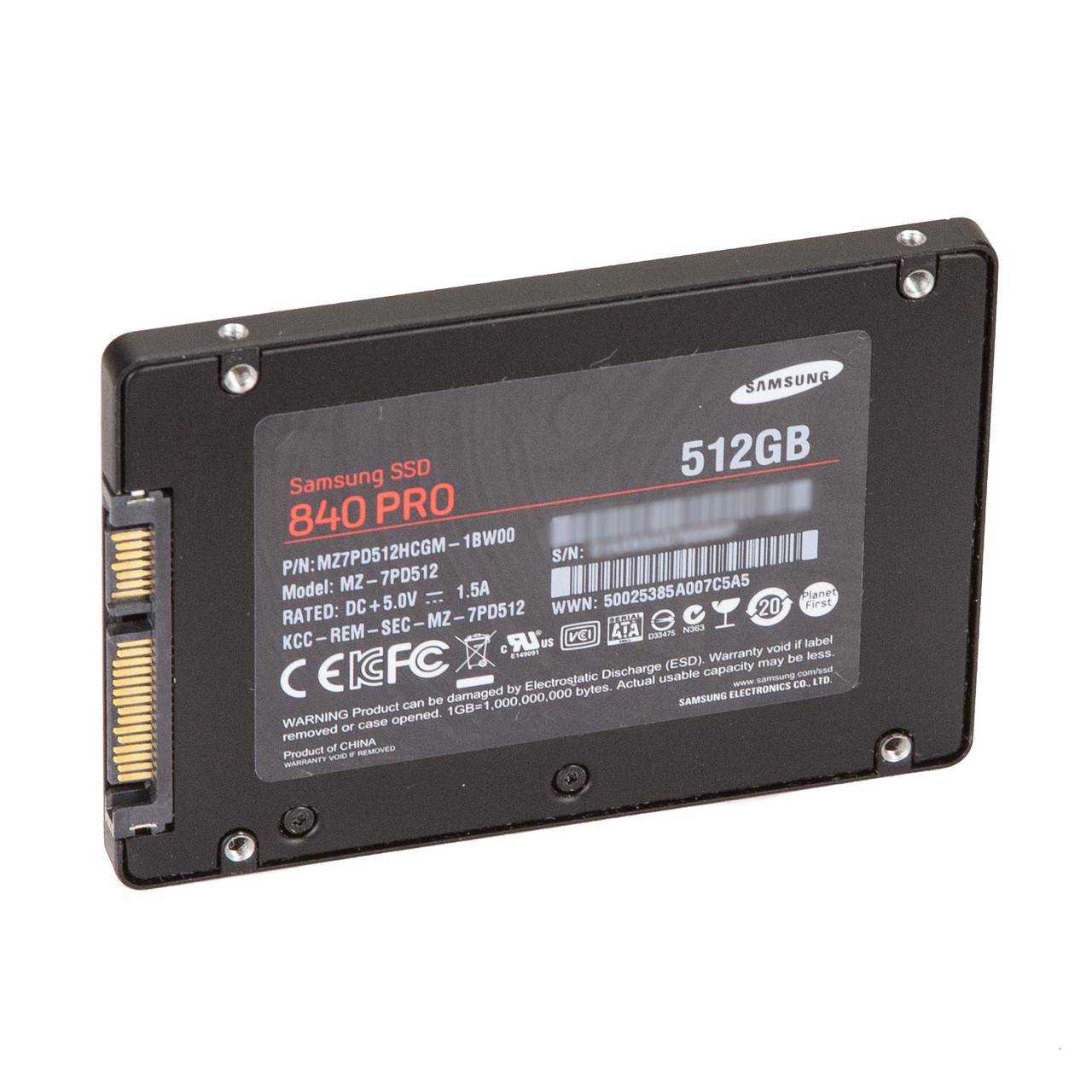 prins distrikt fort Samsung 840 Pro 512GB 2.5-Inch SATA 6Gbps Solid State Drive (MZ-7PD512) -  Central Valley Computer Parts