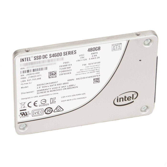 Intel S4600 Series 480GB SSDSC2KG480G7 3D NAND TLC SATA III SSD 2023  Warranty - Central Valley Computer Parts