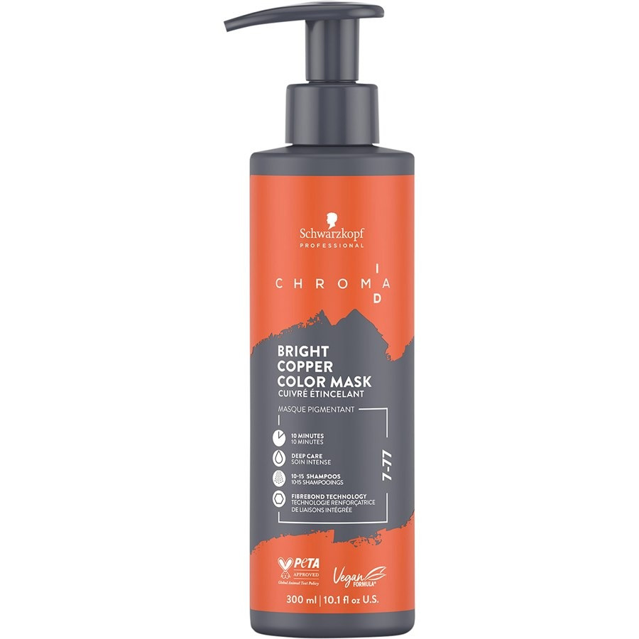 Chroma ID Bonding Colour Mask, 7-77 Bright Copper, 300ml - Hair
