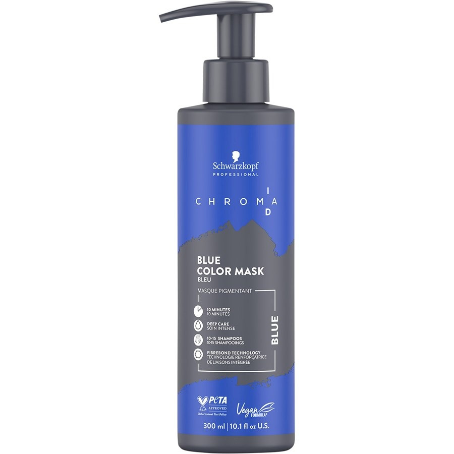 Chroma ID Intense Bonding Colour Mask, Blue, 300ml - Hair Square Inc.