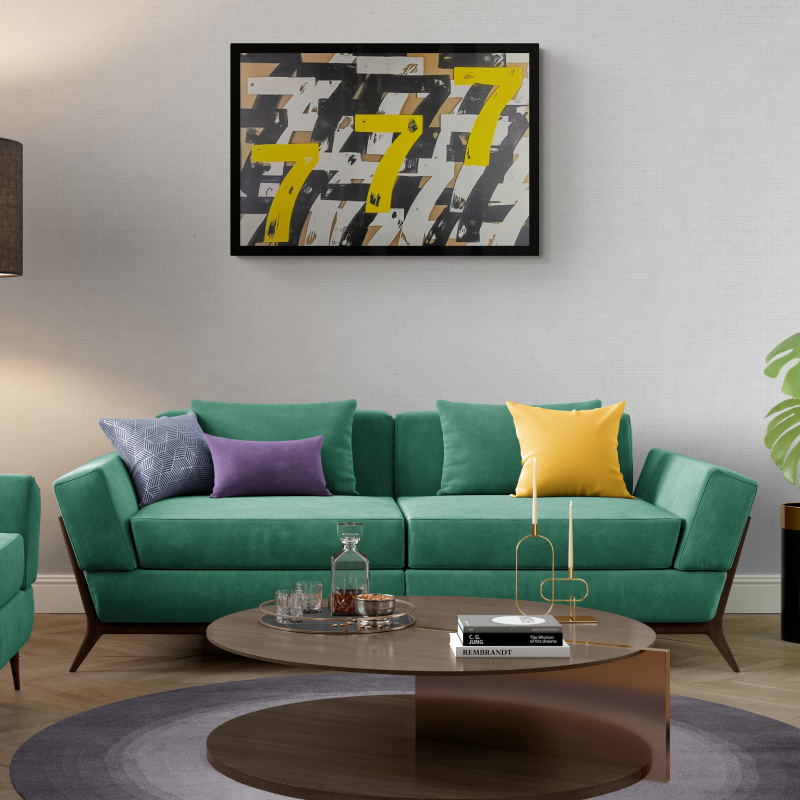 Angel Number 777 Painting Angel Number 777 Painting