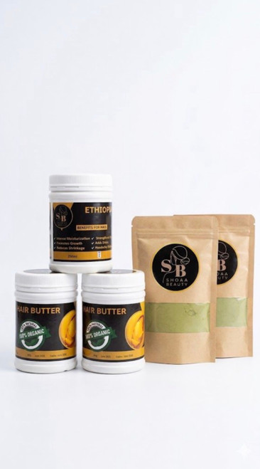 Ethiopian butter,  Hair mask and Qasil