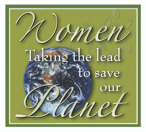 Women Taking the Lead to Save the Planet  Logo