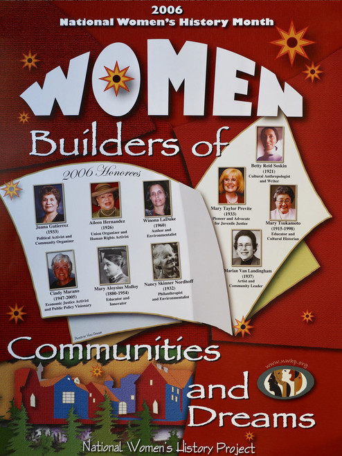 Women Builders of Communities and Dreams Poster