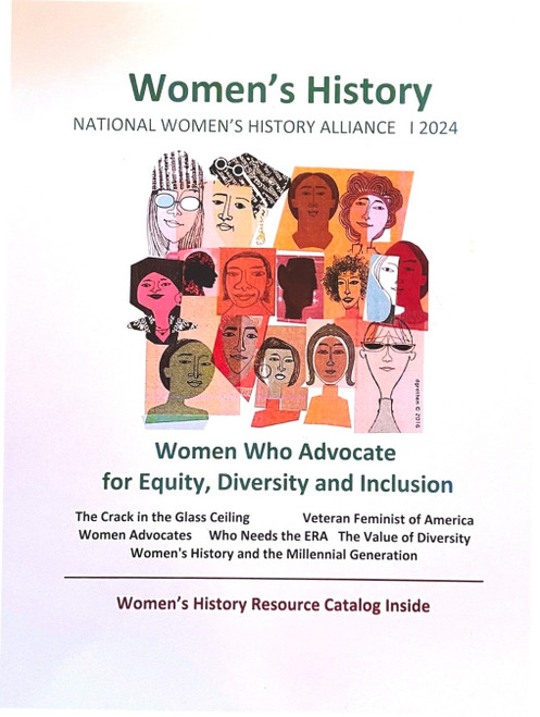 Quarter page AD in 2024 Women's History Magazine  3.25" x  5"         20% Discount with AD2024 code