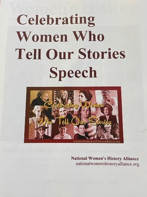 Celebrating Women Who Tell Our Stories Speech