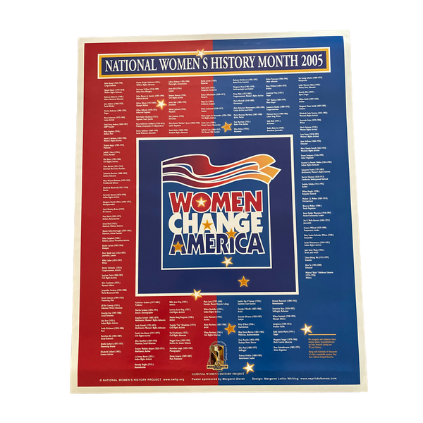 2005 NWHM "Women Change America" Poster