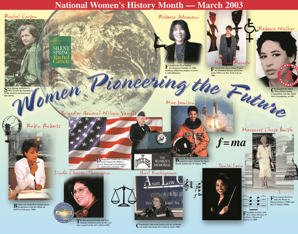 2003 NWHM "Women Pioneering the Future" Poster