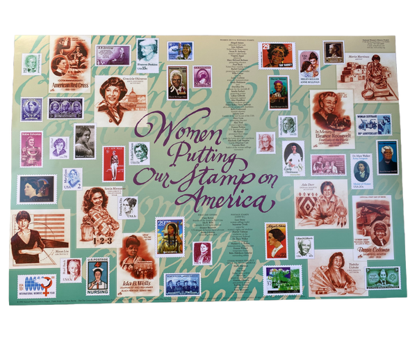 1994 NWHM "Women Putting Our Stamp on America" Poster