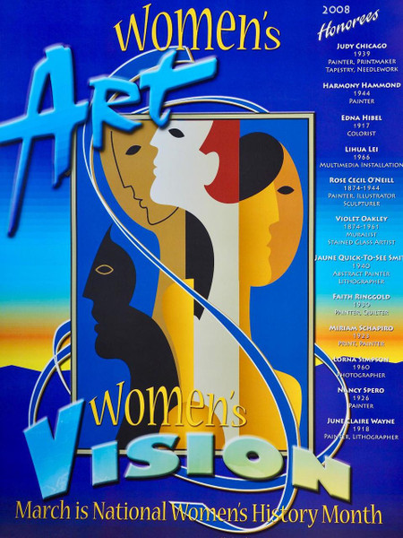 2008 NWH "Women's Art, Women's Vision" Poster