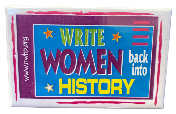 Write Women Back Into History Button