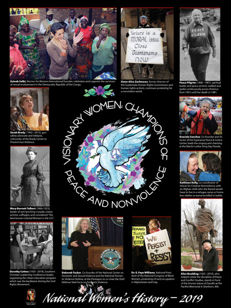 Visionary Women of Peace and Nonviolence Poster