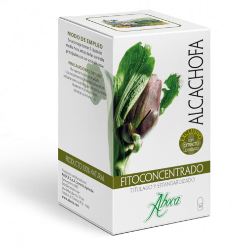 Alcachofa fitoconcentrado aboca 500 mg 50 caps