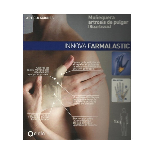Muñequera artrosis pulgar t-pequeña mano derecha