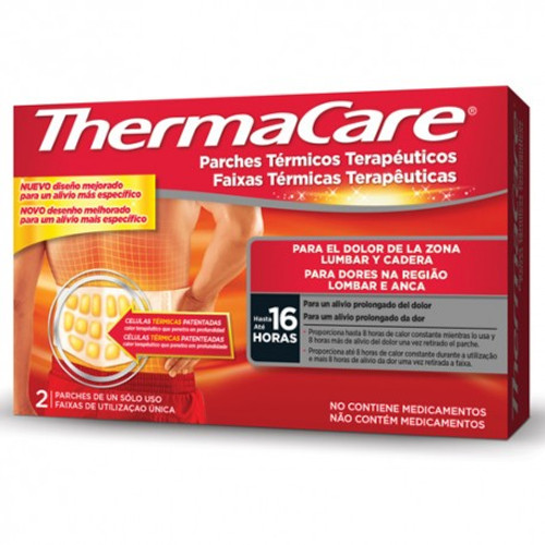 Thermacare zona lumbar y cadera parches térmicos