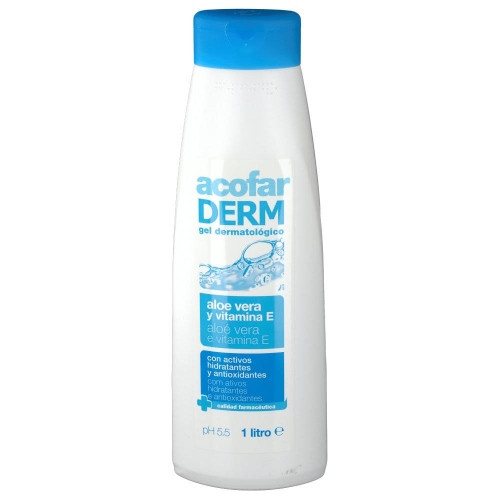 Acofar derm gel aloe + vitamina e 1 L