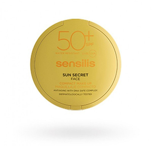 Sensilis solar maquillaje compacto f50+ tono 02 golden 10 g