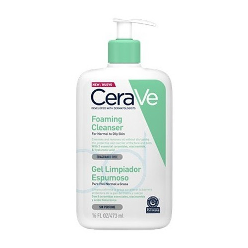 Cerave gel limpiador espumoso 236 mL