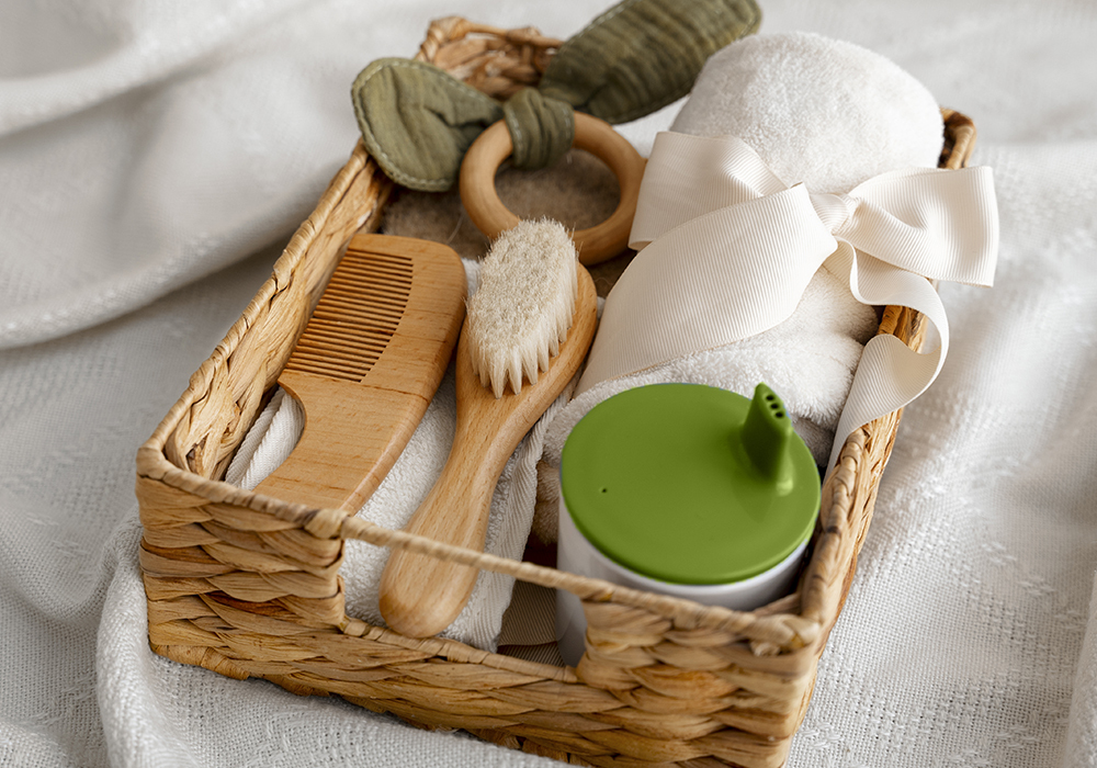 Preparación de canastillas en Farmacia Parque Gasset en Ciudad Real