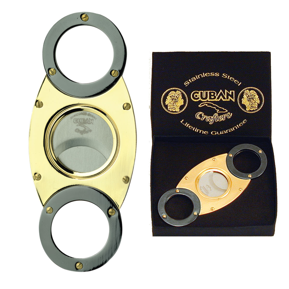 Gold Titanium Cigar Cutters Wholesale CUBANCRAFTERS