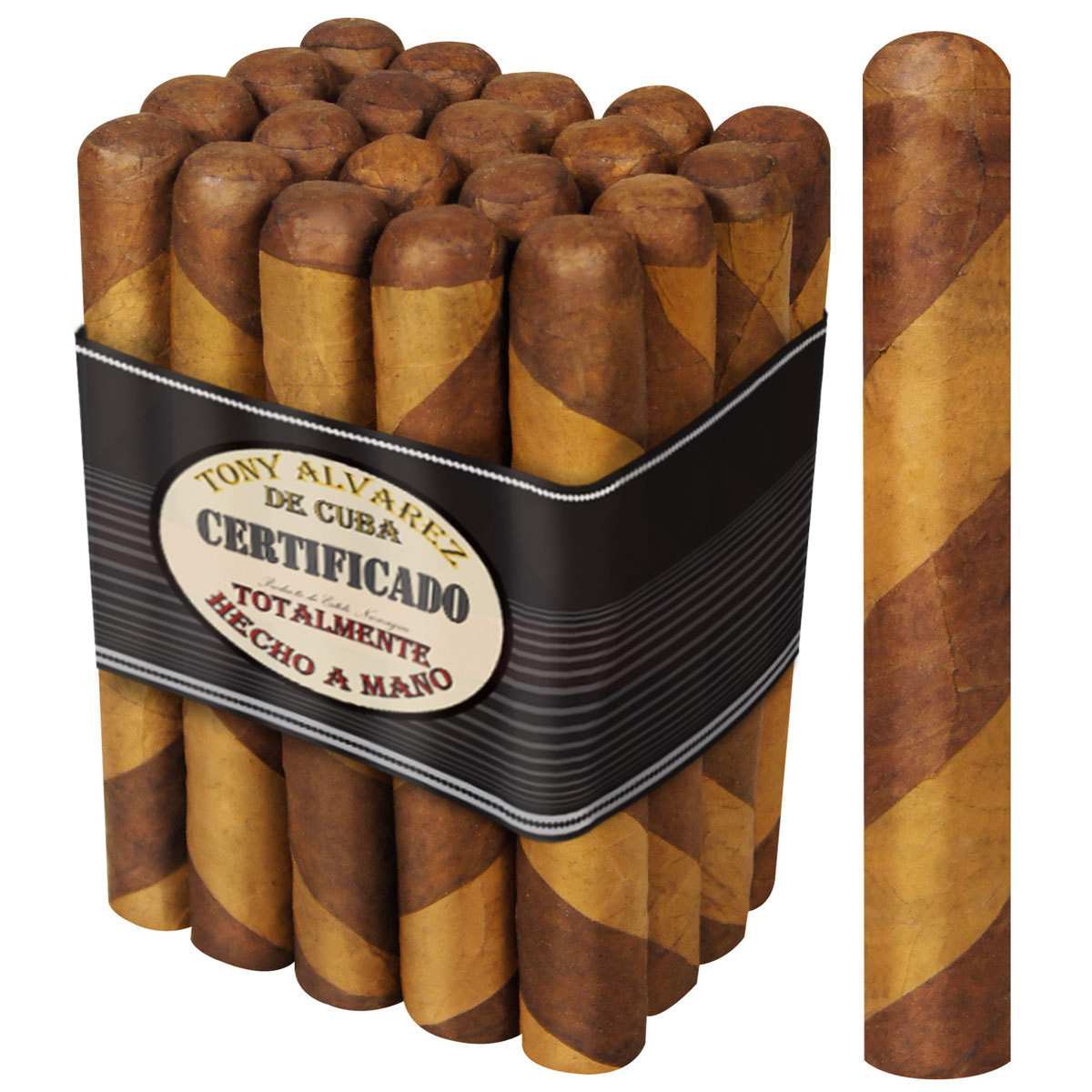 Tony Alvarez Robusto Barber Pole Cigars