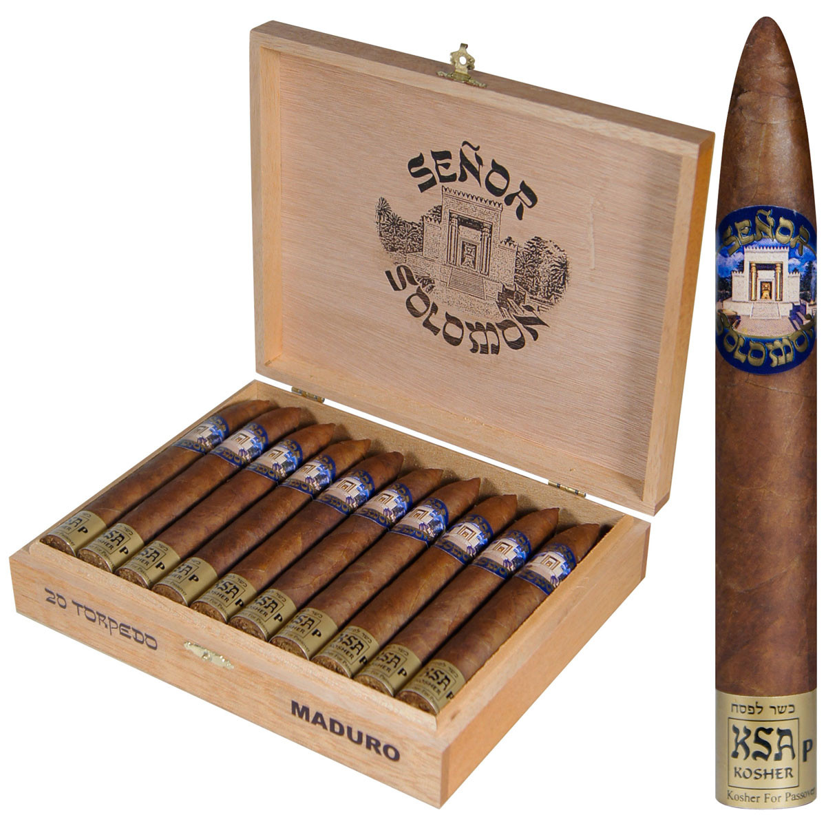 Kosher Cigars Senor Solomon Torpedo Maduro