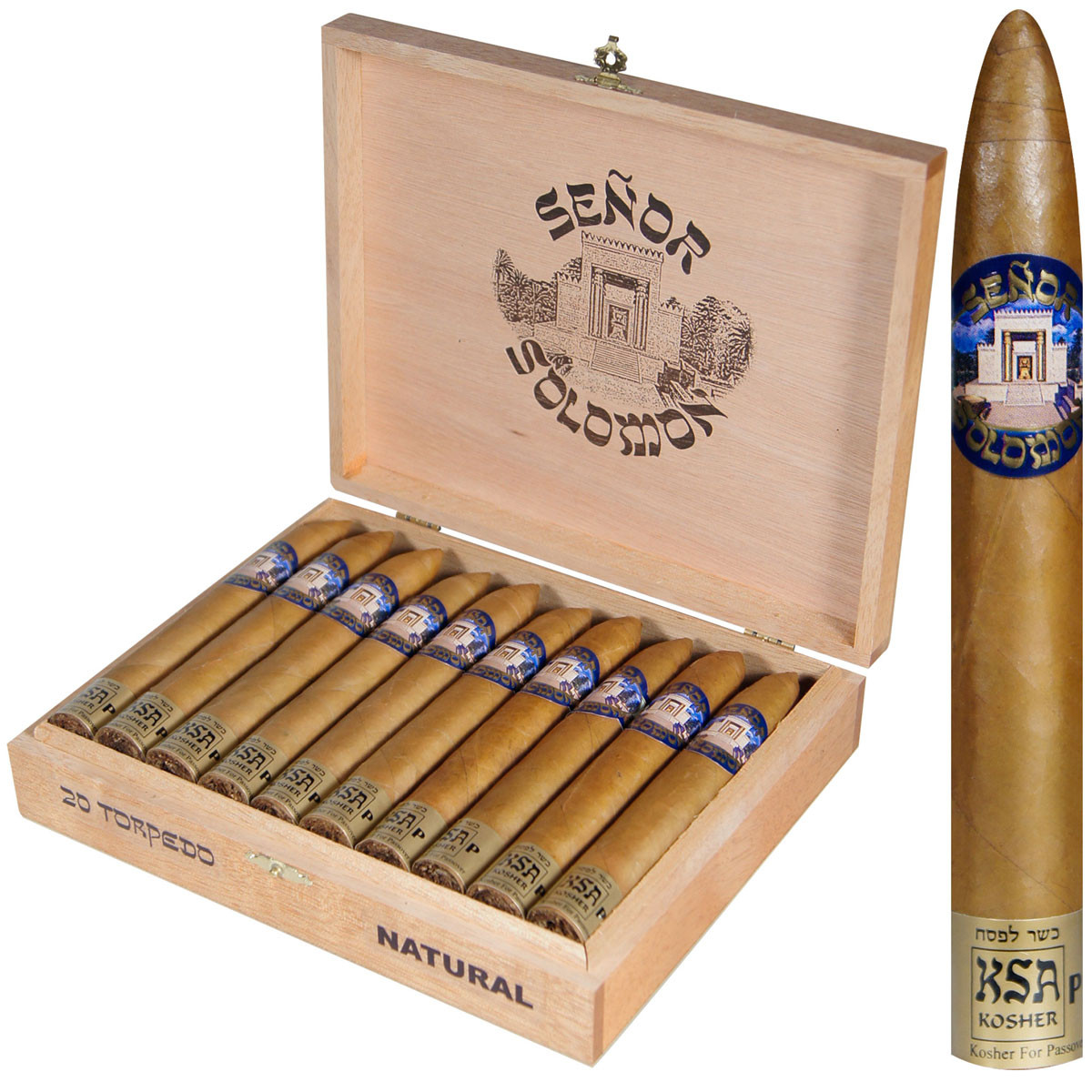 is tobacco kosher Kosher for Passover Cigars Senor Solomon Torpedo