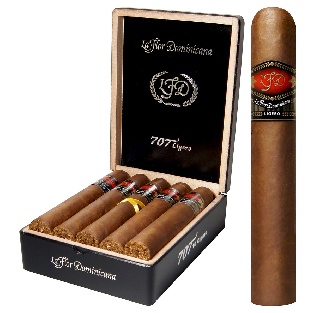 ligero tobacco La Flor Dominicana Ligero 707 Large Cigar