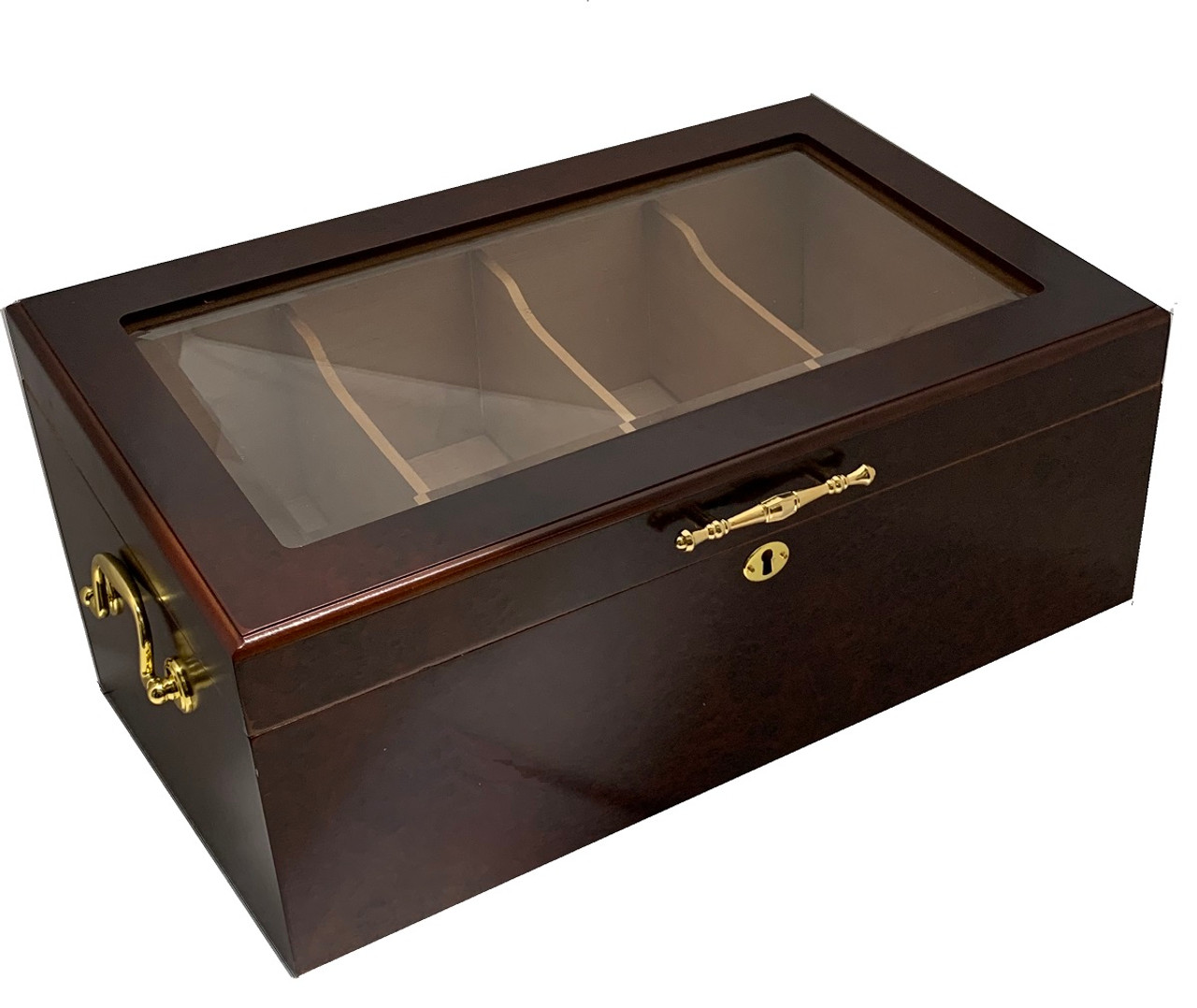 Desk/Counter Top Display Humidor for up to 100 CigarsCigars Crafters