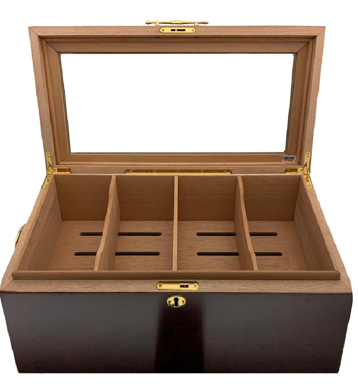 Desk/Counter Top Display Humidor for up to 100 CigarsCigars Crafters