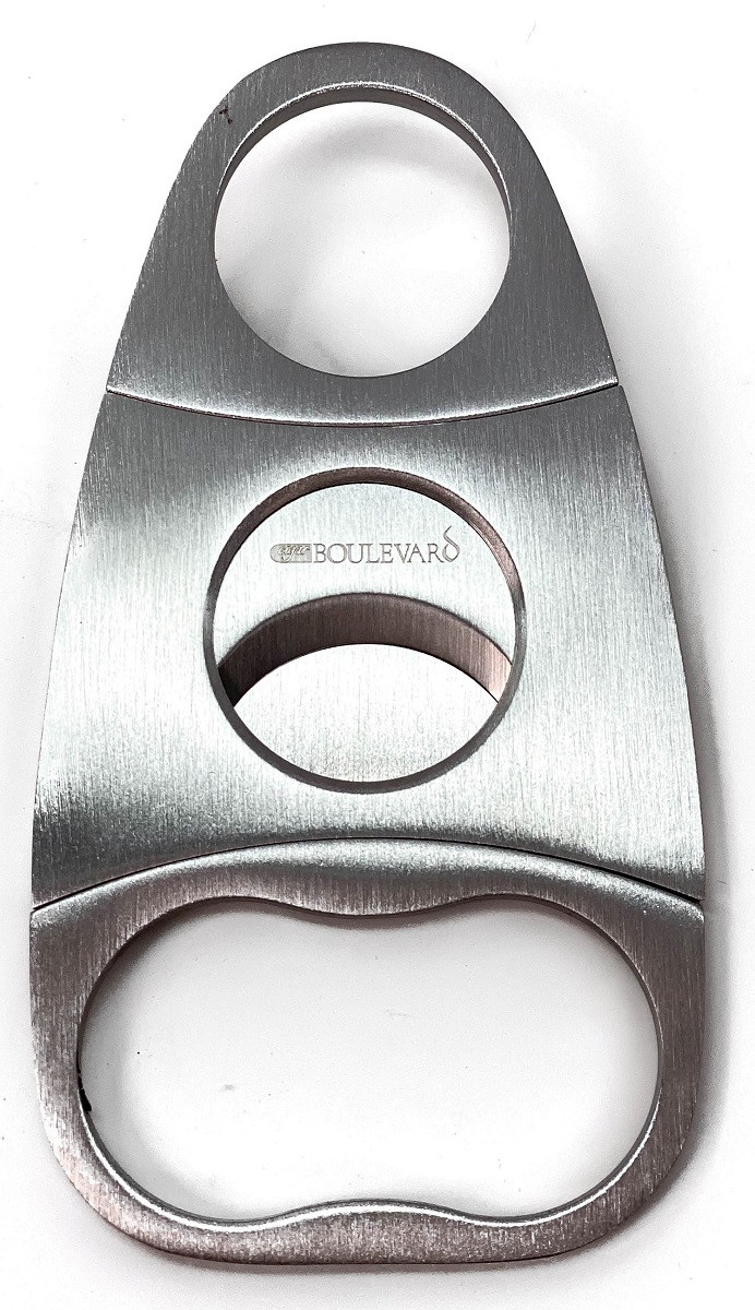 Cigar Boulevard Cigar Cutter Stainless Steel Body and Doble Blades 2