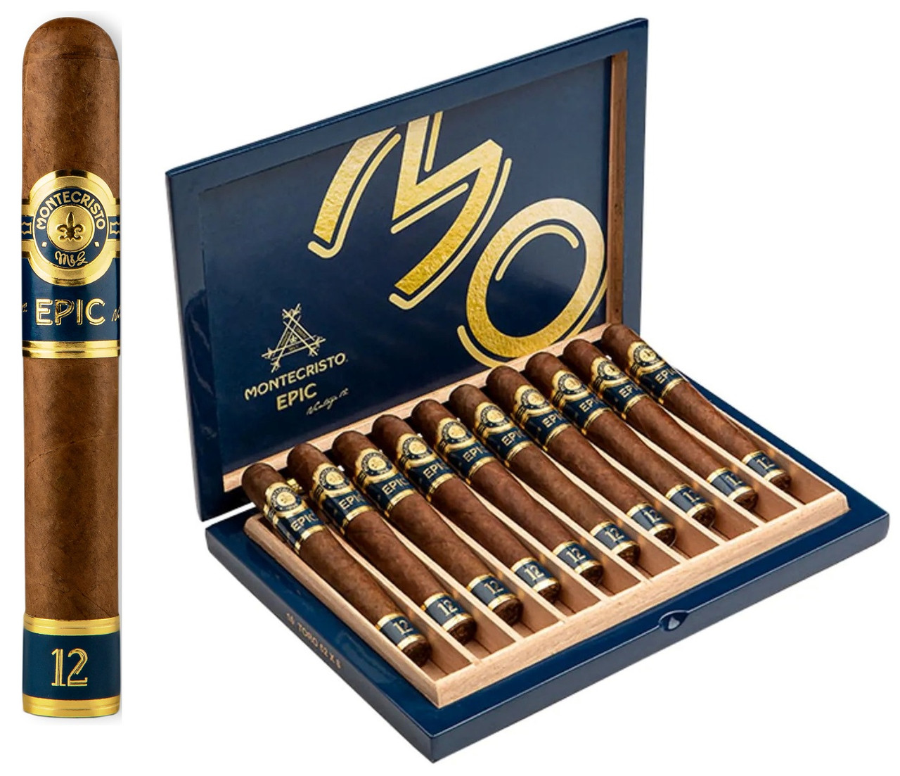 epic tobacco Montecristo Epic Vintage 12 TORO BLUE-Cigars Crafters