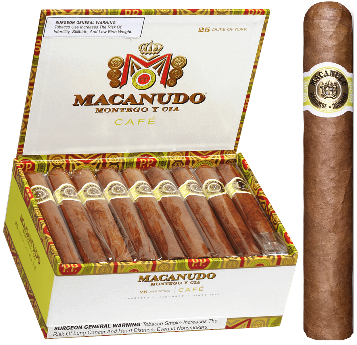 Macanudo Cafe DUKE OF YORK 5¼ X 54