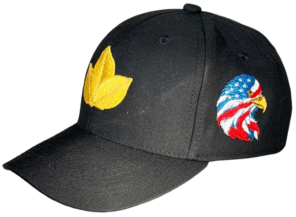tobacco leaf hat Tobacco Leaf Cigar Black Cap