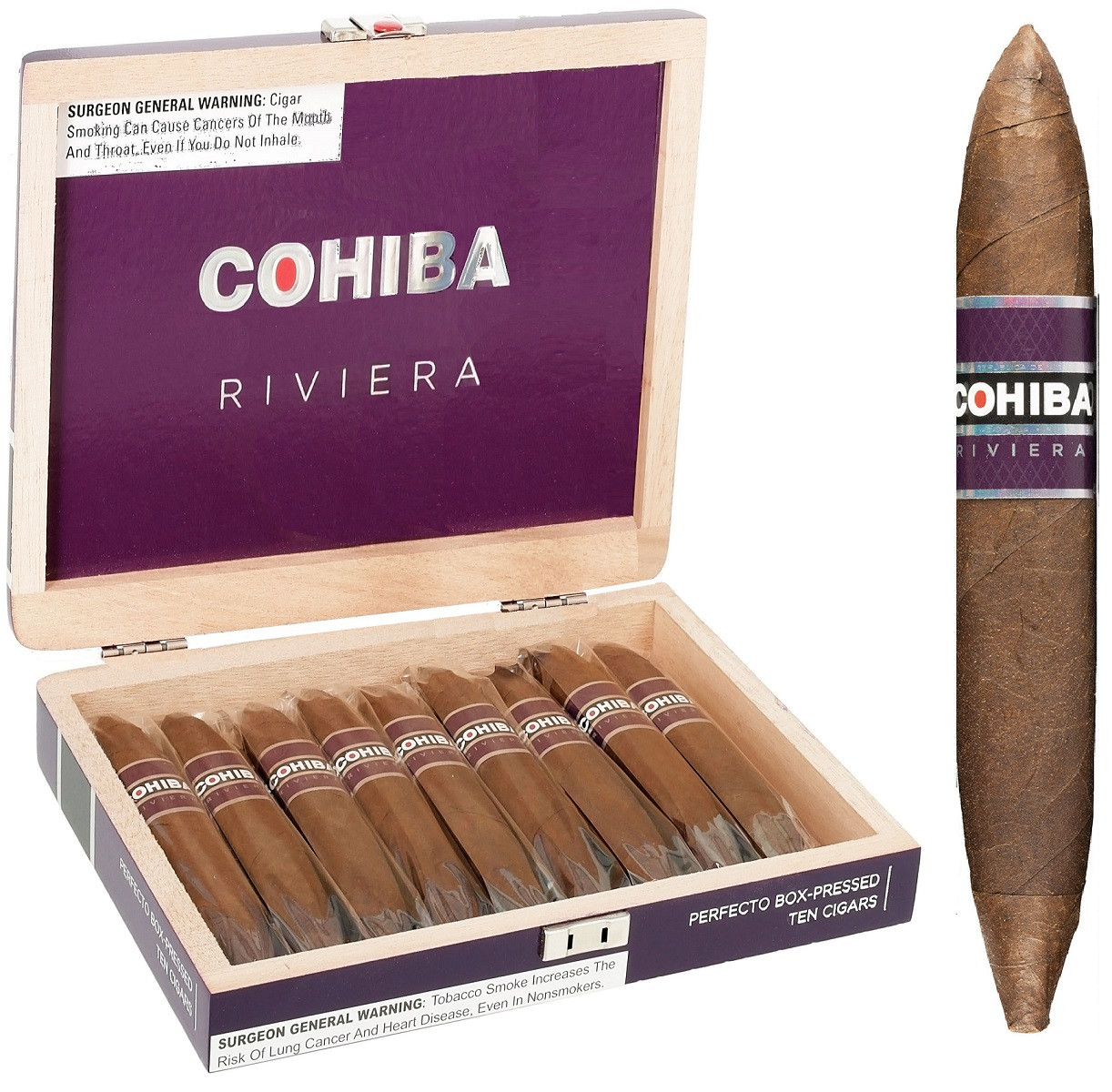 Cohiba Riviera PERFECTO Box Pressed 6 X 60 Cigars